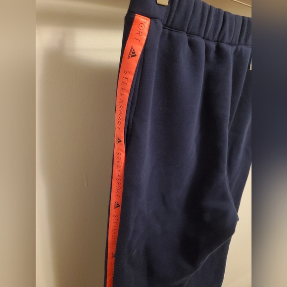 Adidas by Stella McCartney navy blue high waist polar joggers. Pink. Size S. - Picture 6 of 14